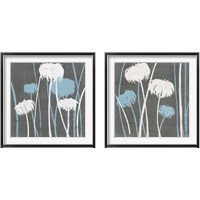 Framed 'Textile  2 Piece Framed Art Print Set' border=