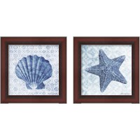 Framed Seashell & Starfish 2 Piece Framed Art Print Set