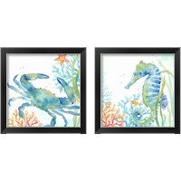 Framed Sea Life Serenade 2 Piece Framed Art Print Set