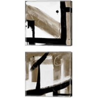 Framed Bold Abstract 2 Piece Canvas Print Set
