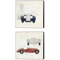 Framed 'Roadster 2 Piece Canvas Print Set' border=