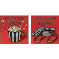 Framed 'Movie 2 Piece Art Print Set' border=