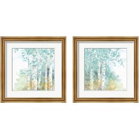 Framed 'Natures Leaves 2 Piece Framed Art Print Set' border=