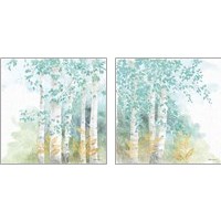 Framed 'Natures Leaves 2 Piece Art Print Set' border=