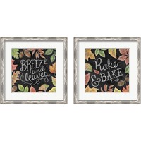 Framed 'Harvest Chalk 2 Piece Framed Art Print Set' border=