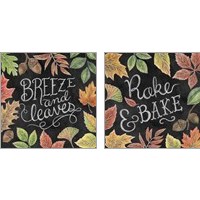 Framed 'Harvest Chalk 2 Piece Art Print Set' border=