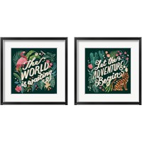 Framed Jungle Love 2 Piece Framed Art Print Set