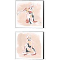 Framed 'Desert Dancer 2 Piece Canvas Print Set' border=