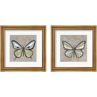 Framed Graphic Spring Butterfly 2 Piece Framed Art Print Set