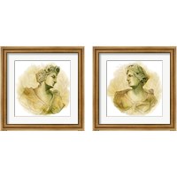 Framed 'Garden Goddess 2 Piece Framed Art Print Set' border=