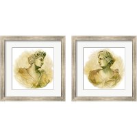 Framed 'Garden Goddess 2 Piece Framed Art Print Set' border=