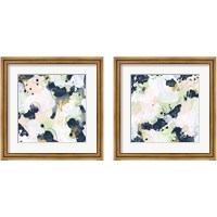 Framed 'Cellular Patina 2 Piece Framed Art Print Set' border=