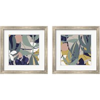 Framed 'Tropical Attraction 2 Piece Framed Art Print Set' border=