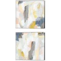 Framed Fractal Pastel 2 Piece Canvas Print Set