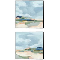Framed 'Valley Vista 2 Piece Canvas Print Set' border=