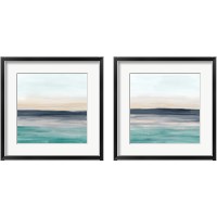 Framed Sea Rise 2 Piece Framed Art Print Set