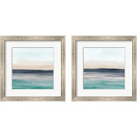 Framed 'Sea Rise 2 Piece Framed Art Print Set' border=