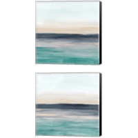 Framed 'Sea Rise 2 Piece Canvas Print Set' border=