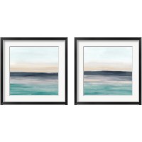 Framed Sea Rise 2 Piece Framed Art Print Set