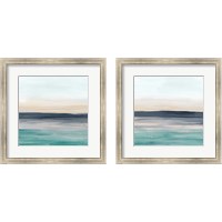 Framed 'Sea Rise 2 Piece Framed Art Print Set' border=