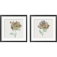Framed 'Modern Bloom 2 Piece Framed Art Print Set' border=
