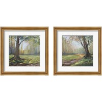 Framed 'Path to the Tree 2 Piece Framed Art Print Set' border=