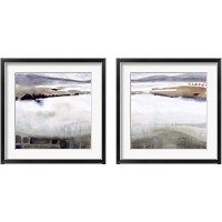 Framed Watercolor Moor 2 Piece Framed Art Print Set