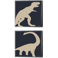 Framed 'Dino 2 Piece Canvas Print Set' border=