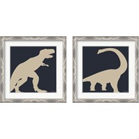 Framed 'Dino 2 Piece Framed Art Print Set' border=