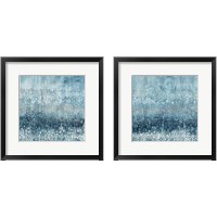 Framed Rain Abstract 2 Piece Framed Art Print Set