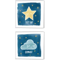 Framed 'Night Sky 2 Piece Canvas Print Set' border=