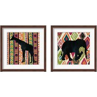 Framed African Animal 2 Piece Framed Art Print Set