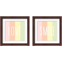 Framed Love Rainbow 2 Piece Framed Art Print Set