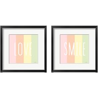Framed Love Rainbow 2 Piece Framed Art Print Set