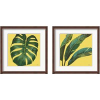 Framed Welcome to Paradise Yellow 2 Piece Framed Art Print Set