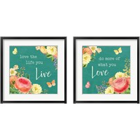 Framed 'Garden District 2 Piece Framed Art Print Set' border=