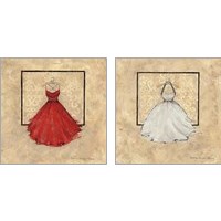 Framed 'Take Me Dancing 2 Piece Art Print Set' border=