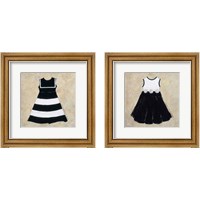 Framed 'Nautical Girl 2 Piece Framed Art Print Set' border=