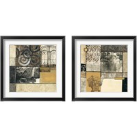 Framed 'Classical Ruins 2 Piece Framed Art Print Set' border=