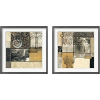 Framed 'Classical Ruins 2 Piece Framed Art Print Set' border=