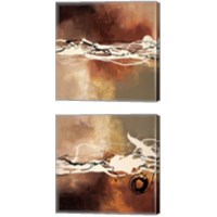 Framed 'Copper Melody 2 Piece Canvas Print Set' border=