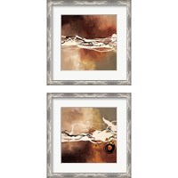 Framed 'Copper Melody 2 Piece Framed Art Print Set' border=