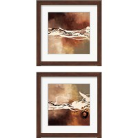 Framed 'Copper Melody 2 Piece Framed Art Print Set' border=