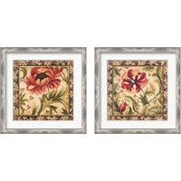 Framed 'Floral Daydream 2 Piece Framed Art Print Set' border=
