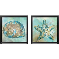 Framed 'Sand 2 Piece Framed Art Print Set' border=