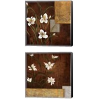 Framed 'Orchid Melody 2 Piece Canvas Print Set' border=