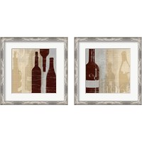 Framed 'Bordeaux  2 Piece Framed Art Print Set' border=