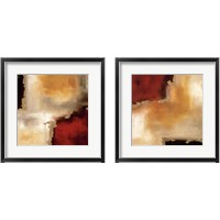 Framed Crimson Accent 2 Piece Framed Art Print Set