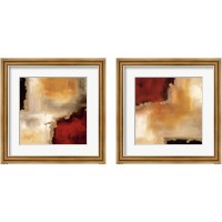 Framed Crimson Accent 2 Piece Framed Art Print Set