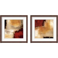 Framed Crimson Accent 2 Piece Framed Art Print Set